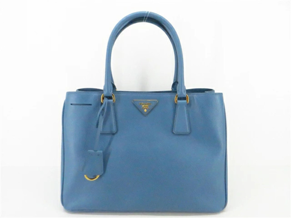 Prada Bag Shoulder Galleria Saffiano Blue